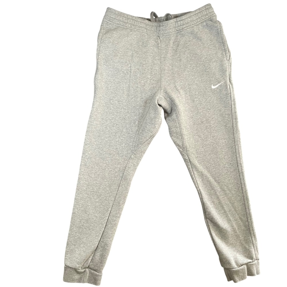 Nike Mens Sportswear Club Fleece Joggers Heather Grey Large Casual Activewear